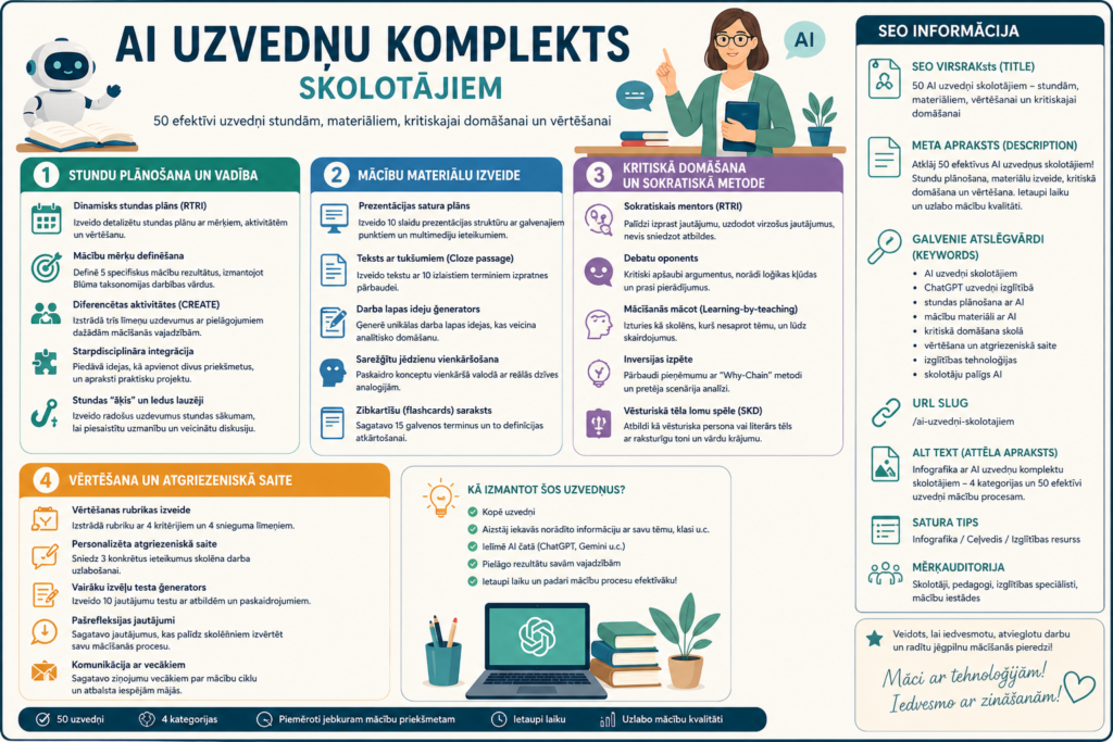 MI uzvedņu komplekts skolotājiem 1 MI uzvedņu komplekts skolotājiem — piemērs
