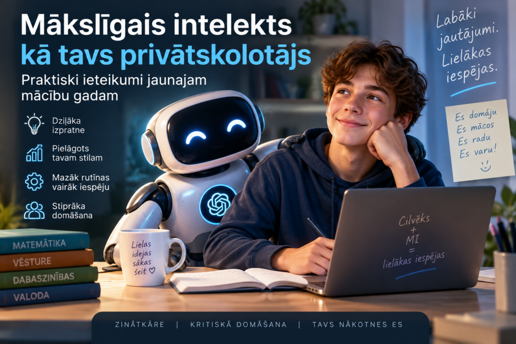 AI as Your Personal Tutor: Practical Tips for the New School Year 1 mi privatskolotajs